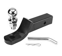 Fydun Montaje de Bola de Enganche de Remolque Bola de Remolque de 2 Pulgadas/50 Mm Receptor de Enganche de Lengüeta de Montaje para Remolque Caravana Camión