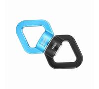 Fydun Negro Rojo Multi del Conector de la Función del Dispositivo Rotatorio de la Seguridad del Eslabón Giratorio de la Yoga Que Sube 30Kn (#2)