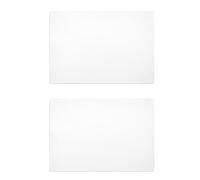 Fydun Paquete de 2 Tablas de Cortar Acrílicas con Almohadillas Antideslizantes, Tablas de Cortar de Cocina Transparentes para Frutas, Verduras y Uso en Cámara