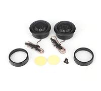 Fydun Par de Tweeter de Coche de 12V y 120W, Altavoz de Audio Súper Potente con Cubierta Dura de PE, Cestas No Magnéticas para de Audio de Coche de 12V