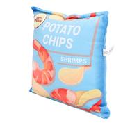 Fydun Patatas Fritas Adornos para Perros de Peluche Construido en Papel Sonajero Resistente a Las Mordeduras Bolsa de Refrigerios Chirriantes Adornos para Perros para Cachorros