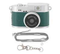 Fydun Pequeño Llavero Cámara Digital 2K HD Grabadora de Vídeo Portátil Compacta para Grabación de Estudio de Viajes (Green)