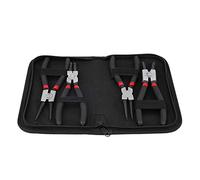Fydun Pince Circlips 4Pcs 7Inch Circlip Alicates Interno Externo Doblado Recto Anillo de presión Alicates de alicates