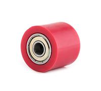 Fydun Polea de Cadena Rodillo Deslizante Tensor Guía de Rueda 8 mm / 10 mm para Street Bike Motocicleta ATV(Red-10MM)