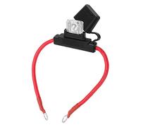 Fydun Portafusibles, Portafusibles en Línea de 8 AWG con Fusible de Hoja de 80 a Protección de Circuitos a Prueba de Agua para Vehículos de 12-24 V Barco