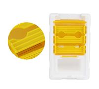 Fydun Queen Bee Mating Box - Accesorio de Cría y Cría de Espuma para Beekee, Incluye Estación de Alimentación y Puerta Anti Ese, Ideal para Apis Mellifera Cse Bee Queens