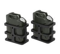 Fydun RC Coche Mini Lata de Combustible (Verde Oscuro) | Plástico, 1 par, ligero, para SCX10