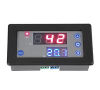 Fydun Relé Temporizador de Retraso de 12V, Módulo de Relé Digital con Ciclo de Tiempo, Doble Pantalla LED, Rango de Tiempo Ajustable de 0-999 segundos/minutos/horas, Máx. 10A