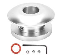 Fydun Retenedor de la bota de la perilla de cambio Adaptador de cambio limitador Tope de hebilla de cabeza móvil Universal para coche(Plata)