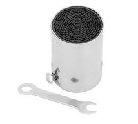 Fydun Silenciador de Tubo de Escape 51 mm Silenciador del Coche Acero inoxidable para Motocicleta Universal(# 3)