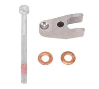 Fydun Soporte de Retención del Soporte del Inyector de con Arandela de Perno 6110160038 para W210 E Class E320 W164