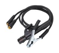 Fydun Sujetador de Electrodos de Soldadura, 200A, Bronce y Hierro, Juego de Accesorios para Máquina de Soldadura, Pinza de Tierra Resistente al Calor, para Construcción, Astilleros