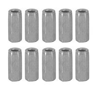 Fydun Sujetadores de Manga de Tuerca de Barra de Hexadecimal de Hexadecimal 10pcs M6 * 25 para Uso Industrial (M6*25)