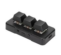 Fydun Teclado de 3 Teclas con Retroiluminación RGB, USB 2,4g, Tres Botones, Tres Modos, Mini Programación Mecánica, Accesorios Profesionales