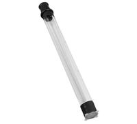 Fydun Tubo de Pajita Reutilizable a Prueba de Fugas, Silicona y Plástico con Escala de Medición para Todas las Bebidas en Fiestas, Bares, Playas y Cámaras (BLACK)