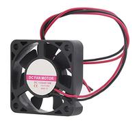 Fydun Ventilador de Enfriamiento de CC Plástico Motor Disipación de Calor Alta Temperatura Resistencia 12V 0.09A