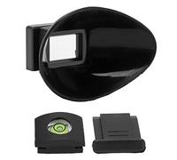 Fydun Visor de Cámara Ocular Visera Juego de Cubierta de Zapata Fría de Nivel Ovalado de 22 Mm para D300 D200 D90 D80 D7000 D5200 D510 Familia Aplicada