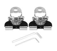 Fydun Work Light Bracket 2Pcs Universal de acero inoxidable para capota de coche Soporte de luz de trabajo LED Off Road Soporte de montaje de lámpara de trabajo Instalación sin taladrar