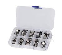 Fyearfly 10 Tipos de Conectores USB Tipo C, 100 Piezas de Terminales Hembra USB Conector Conector de Reparación de Soldadura de Repuesto Juego de Surtido de Adaptador USB-C, para Computadoras, CD USB