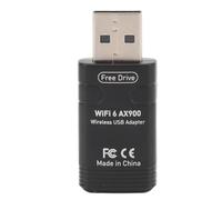 Fyearfly Adaptador de red inalámbrico, AX900Mbps WiFi 6, BT 5.3, doble banda 2.4G/5.8Ghz, adaptador USB para Win 11/10, aumenta la conectividad, fácil configuración
