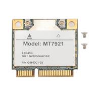 Fyearfly Adaptador de tarjeta de red inalámbrica, 5 GHz 1200 Mbps, 2.4 GHz 574 Mbps, Mini PCIE, Bluetooth 5.2, WiFi 6, aumenta la velocidad para juegos y transmisión, compatible con Win 10 11