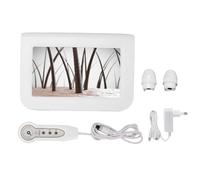 Fyearfly Analizador de cuero cabelludo y piel LCD profesional de 9 pulgadas, Detector de microscopio Digital, lupa, Detector de cuero cabelludo y espinillas, (Enchufe de la UE)