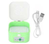 Fyearfly - Aparato de secado eléctrico para audífonos, deshumidificador, audífono USB, caja de secado, color verde