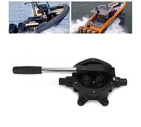 Fyearfly Bomba de Sentina Manual, 45Lpm/720GPH Bomba de Agua Autocebante, Bomba de Transferencia de Aguas Residuales Marinas de Diafragma para Diésel, Residuos, Agua Salada