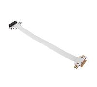 Fyearfly Cable de extensión PCIe, flexible PCI Express 3.0 1X Riser, adaptador de 30 cm para tarjeta de red, aumenta la conectividad, solución rentable