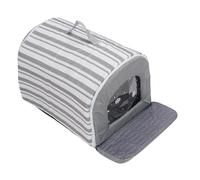 Fyearfly Caseta de refrigeración para mascotas, 6 acumuladores de frío, transpirable, forma de arco