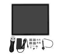 Fyearfly Computadora De Panel De 17", Computadora Táctil Industrial 17 Pulgadas 4:3 TFT LCD Pantalla Táctil Capacitiva Panel Integrado Sistema De Monitor De PC 100-240V(UE)