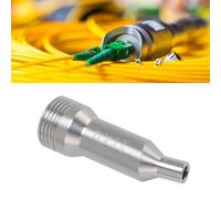 Fyearfly Conector SC de Fibra óptica de 2,5 Mm, Conector de Limpieza de Fibra óptica Conector Macho de Detector de Cara Final de Fibra SC de Acero Inoxidable de 2,5 Mm, para Verificador