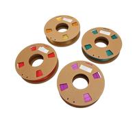 Fyearfly DC-PLA175 - Filamento de impresora 3D de 1.75 mm, paquete de 4 carretes de ácido poliláctico de doble color para una alimentación suave sin obstrucciones, repuestos aptos para principiantes