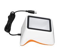 Fyearfly GT-790 Escáner de código de barras de escritorio, lector de imágenes QR 2D manos libres para un rápido pago de puntos de venta, compatible con Windows, Mac OS, Android y Linux
