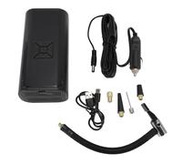 Fyearfly Inflador de neumáticos inalámbrico 150PSI 4500mAh, bomba de aire de pantalla digital con manómetro, linterna y SOS, portátil para coche, motocicleta, ciclo, pelota