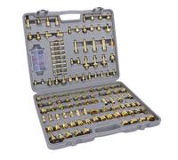 Fyearfly Juego de 122 piezas de reparación de aire acondicionado de latón para reparación de aire acondicionado