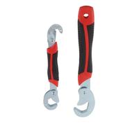 Fyearfly Juego de 2 llaves autoajustables, multifunción de 9 a 32 mm, agarre rápido universal, llave de tubo sin esfuerzo para reparaciones versátiles, kit de herramientas asequible