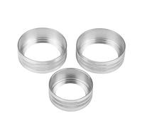 Fyearfly Juego de 3 embellecedores de aluminio para Alfa Romeo Giulia Stelvio, color plateado
