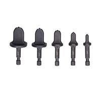Fyearfly Juego de 5 ampliadores de tubos de 1/4 a 3/4 pulgadas, vástago hexagonal, acero al carbono, expansor de tubos de cobre, accesorio para aire acondicionado y sistemas de refrigeración
