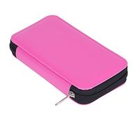 Fyearfly Juego de 9 en 1 Ganchos de Ganchillo LED USB Recargable con Luz, Mango de Silicona, Ganchos de Ganchillo Agujas, Juego de Herramientas de Costura para Tejer a Mano con Estuche Rosa