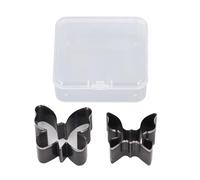 Fyearfly Juego de troqueles de perforación de cuero, forma de mariposa para una fácil artesanía, diseño duradero