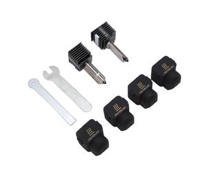 Fyearfly Kit de extremo caliente HSK-S4, boquilla de acero endurecido de 0.4 mm para impresión 3D de alta velocidad, rendimiento sin obstrucciones de 500 °C, compatible con PLA ABS PETG TPU de 1.75 mm