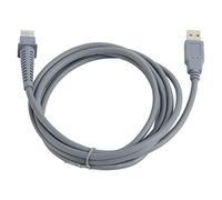 Fyearfly LS2208 - Cable de escáner de código de barras, cable USB de PVC de 2 metros para escaneo flexible, línea de datos de repuesto compatible con unidades de lectura Symbol 2208AP, LS4278