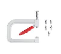 Fyearfly Máquina herramienta de ajuste de perlas, perforación precisa, 5 moldes, cuentas manuales duraderas