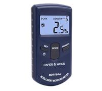 Fyearfly Medidor de Humedad Digital, Medidor de Humedad de Madera Portátil de Humedad de Concreto Edificio de Pared Detector de Fugas de Agua Probador de Humedad de Aire, para