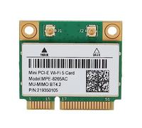 Fyearfly Mini PCIE - Adaptador WiFi 8265AC - 1200M Dual Band (2.4GHz/5GHz) Wifi, Bluetooth 4.2, 802.11ac Tarjeta de red para ordenador portátil, compatible con Windows 10/8.1/8/7 y Linux