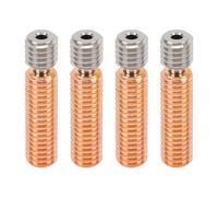 Fyearfly MK8-BC4 Heatbreak totalmente metálico, aleación de cobre bimetálica para un rendimiento a altas temperaturas, actualización mecanizada CNC para una extrusión suave de filamentos, piezas