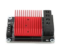 Fyearfly Módulo MOS Controlador de cama climatizada para impresoras 3D, placa de expansión de alta potencia de 30 A con señal de 5 a 24 V para un rendimiento estable de placa de construcción grande