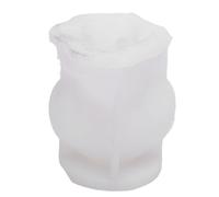 Fyearfly Molde de silicona para hielo, diseño de dibujos animados, fácil liberación para dulces, jabón, fabricación de velas