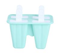 Fyearfly Moldes para helados verdes, herramientas de bricolaje, 4 rejillas, vence el calor